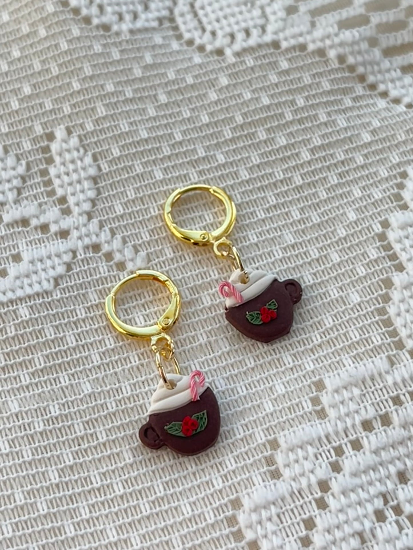 hot chocolate earrings
