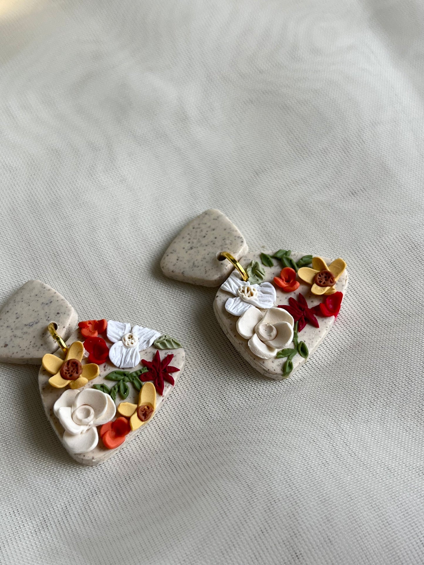 fall floral earrings