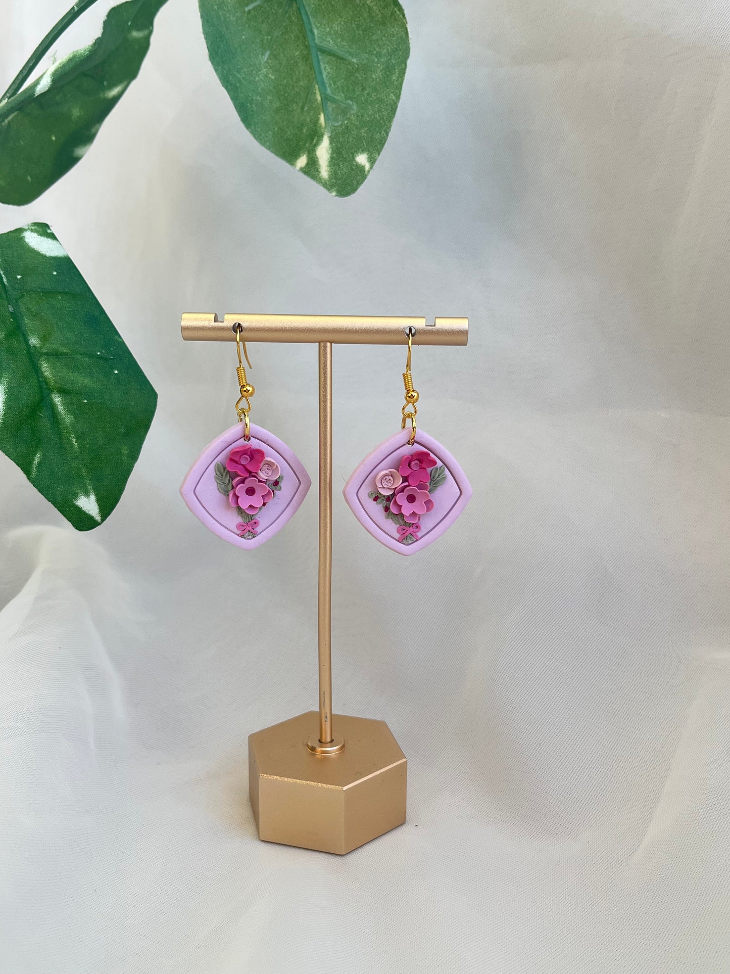 bouquet earrings