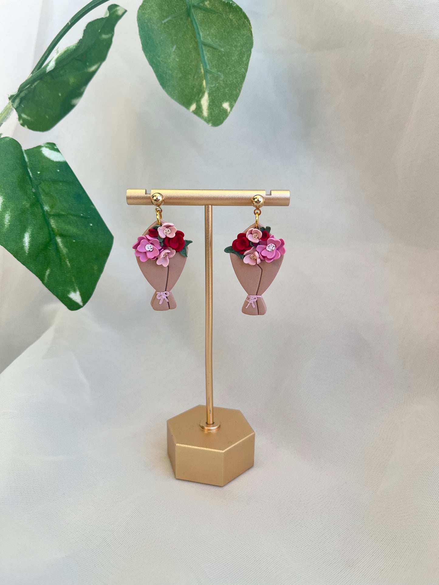 bouquet earrings