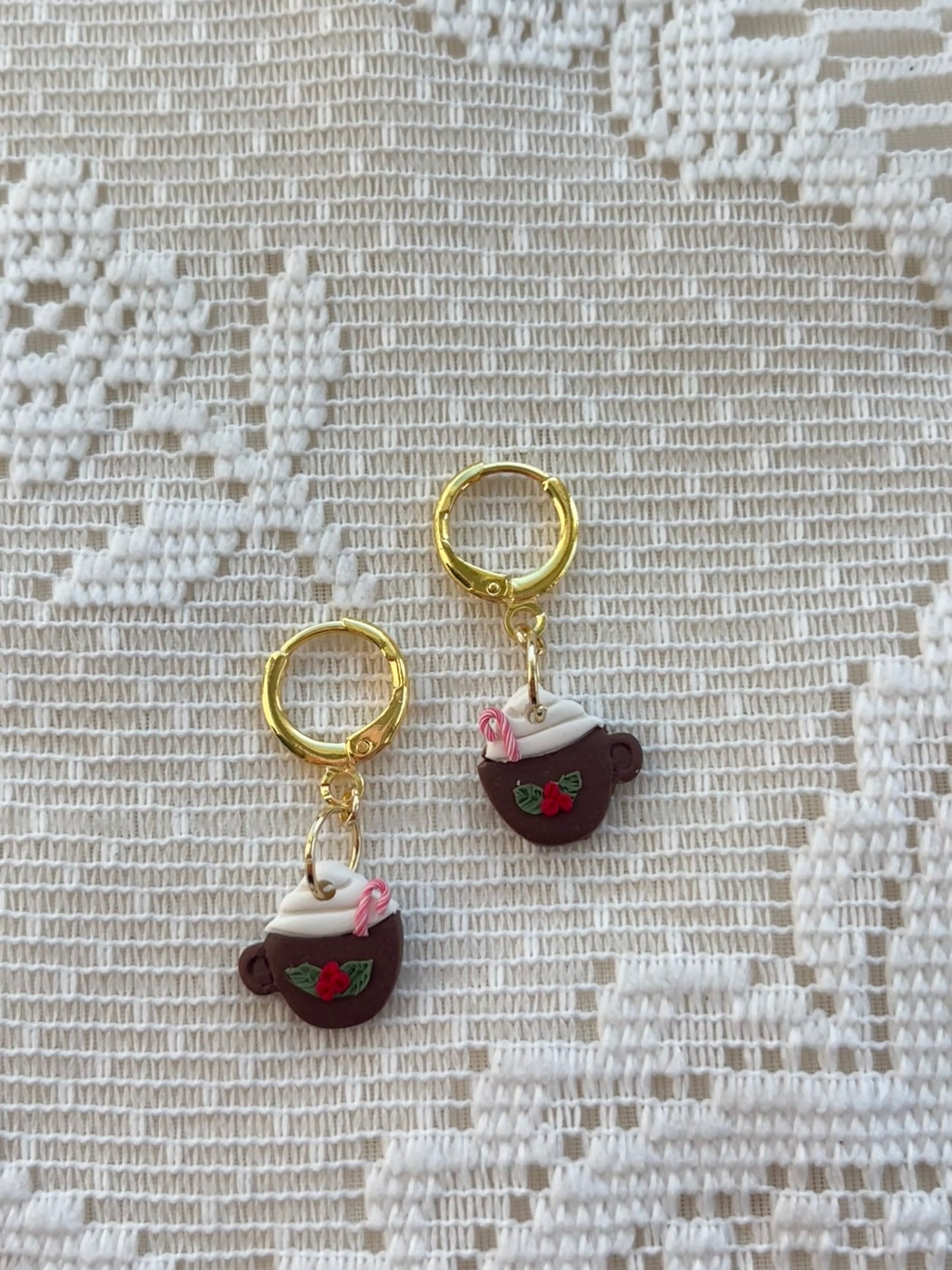 hot chocolate earrings