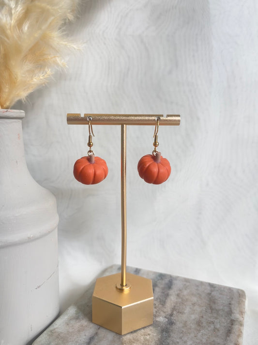 pumpkin earrings