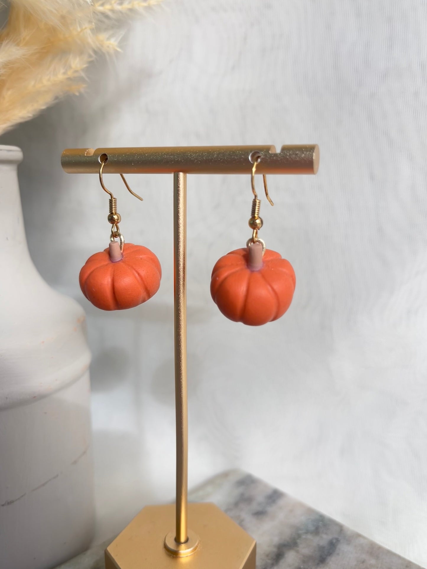 pumpkin earrings