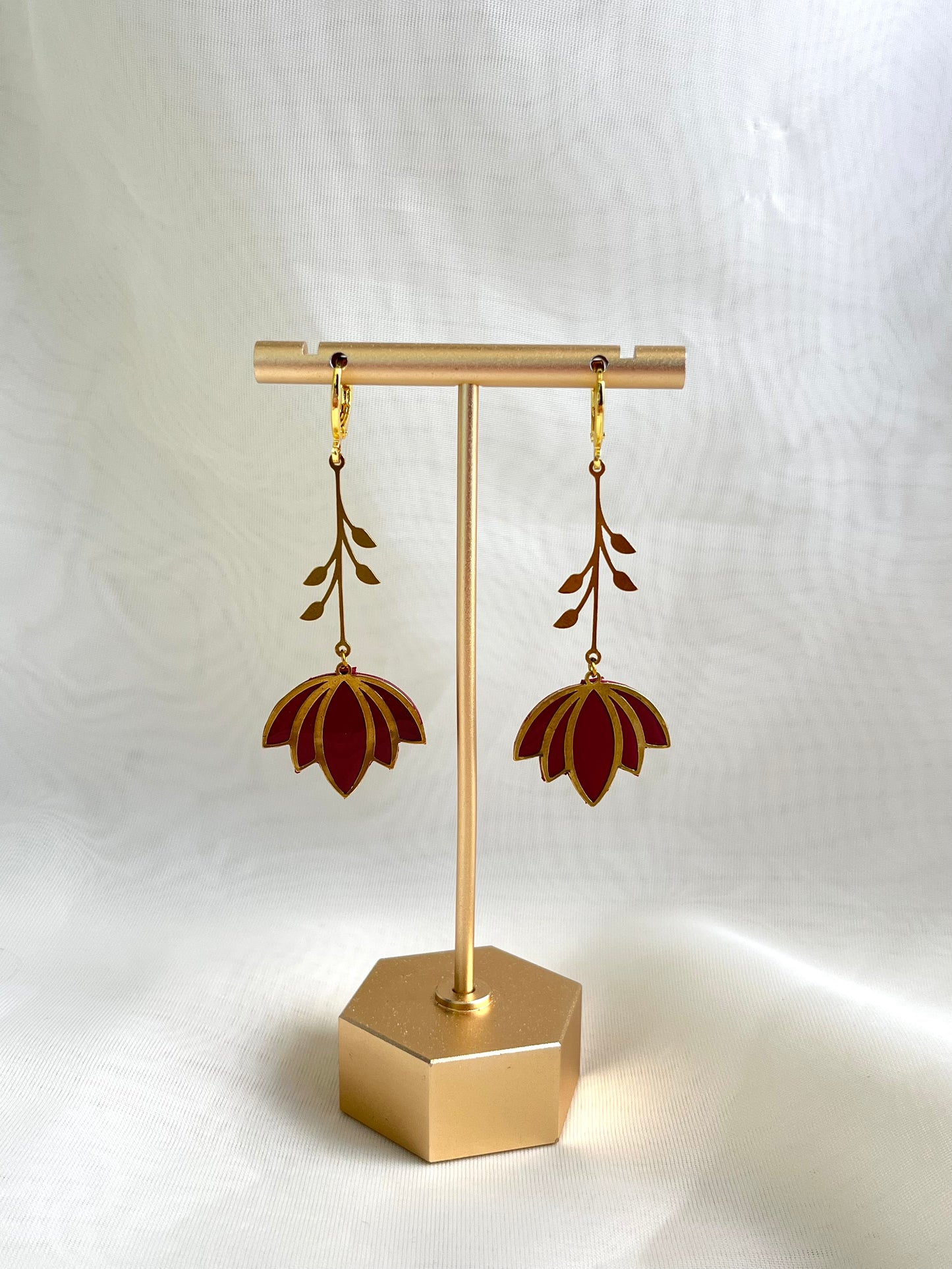 Flower earrings