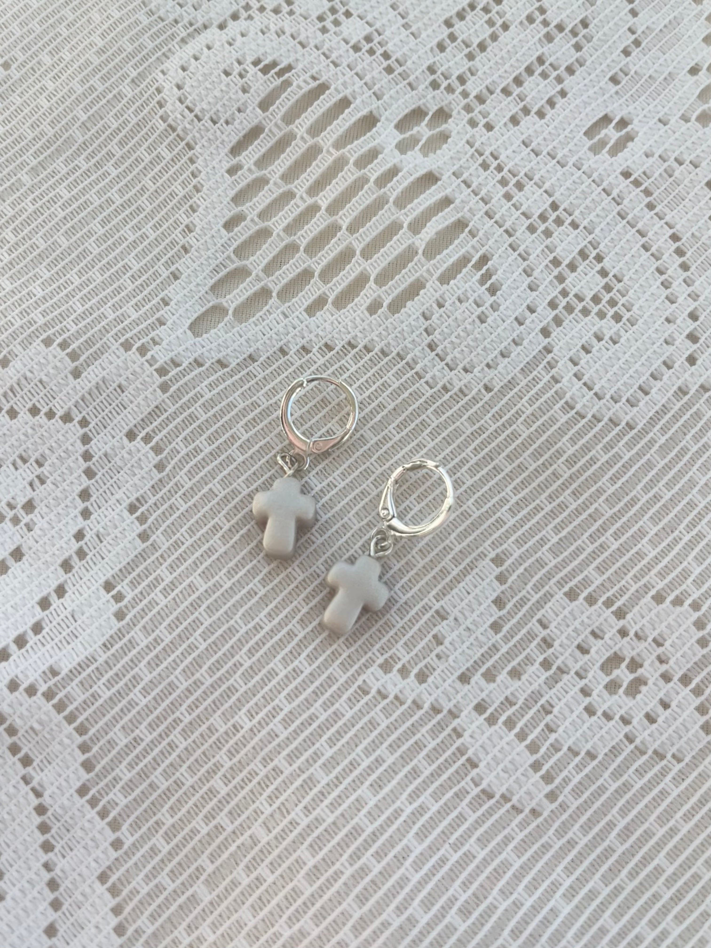 Cross earrings