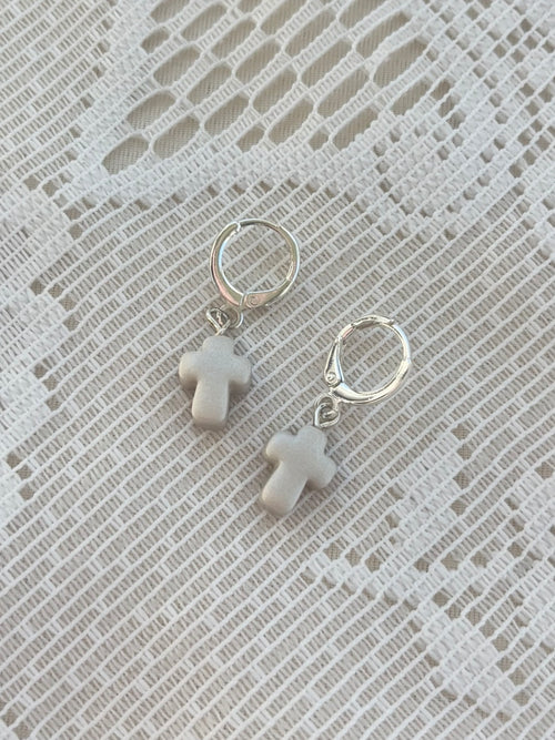 Cross earrings