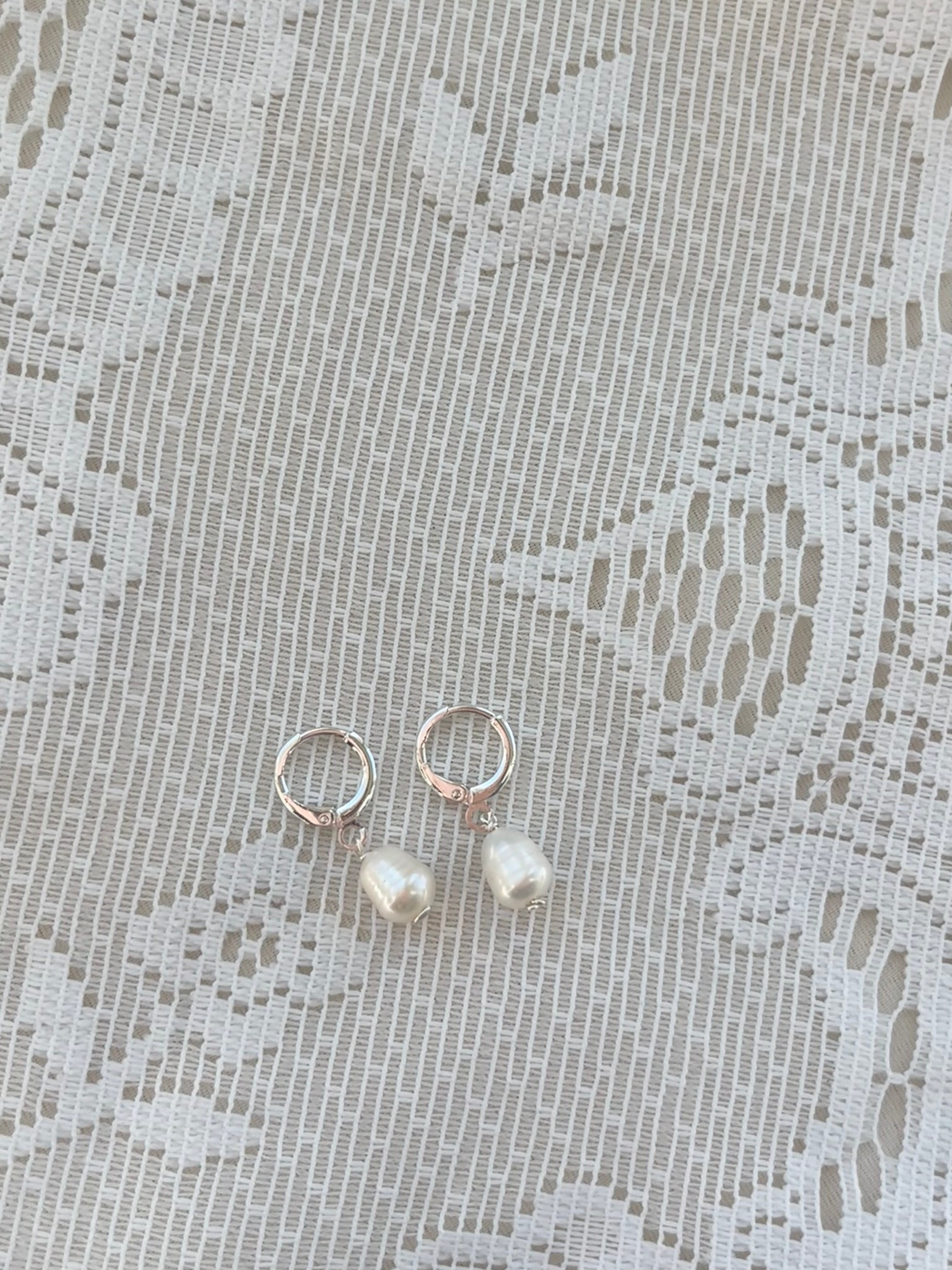 Pearly girl set in silver