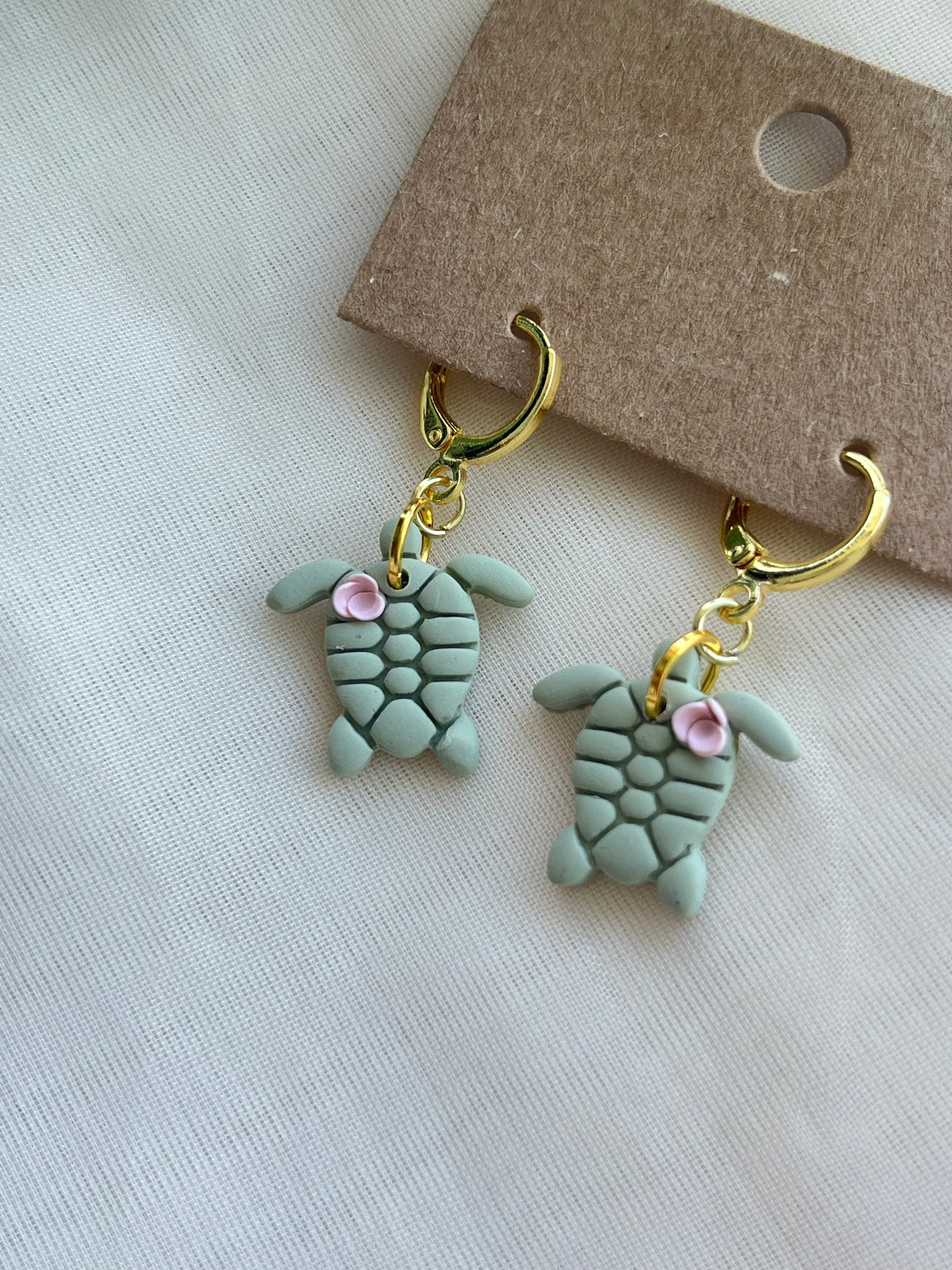 Sea turtle earrings