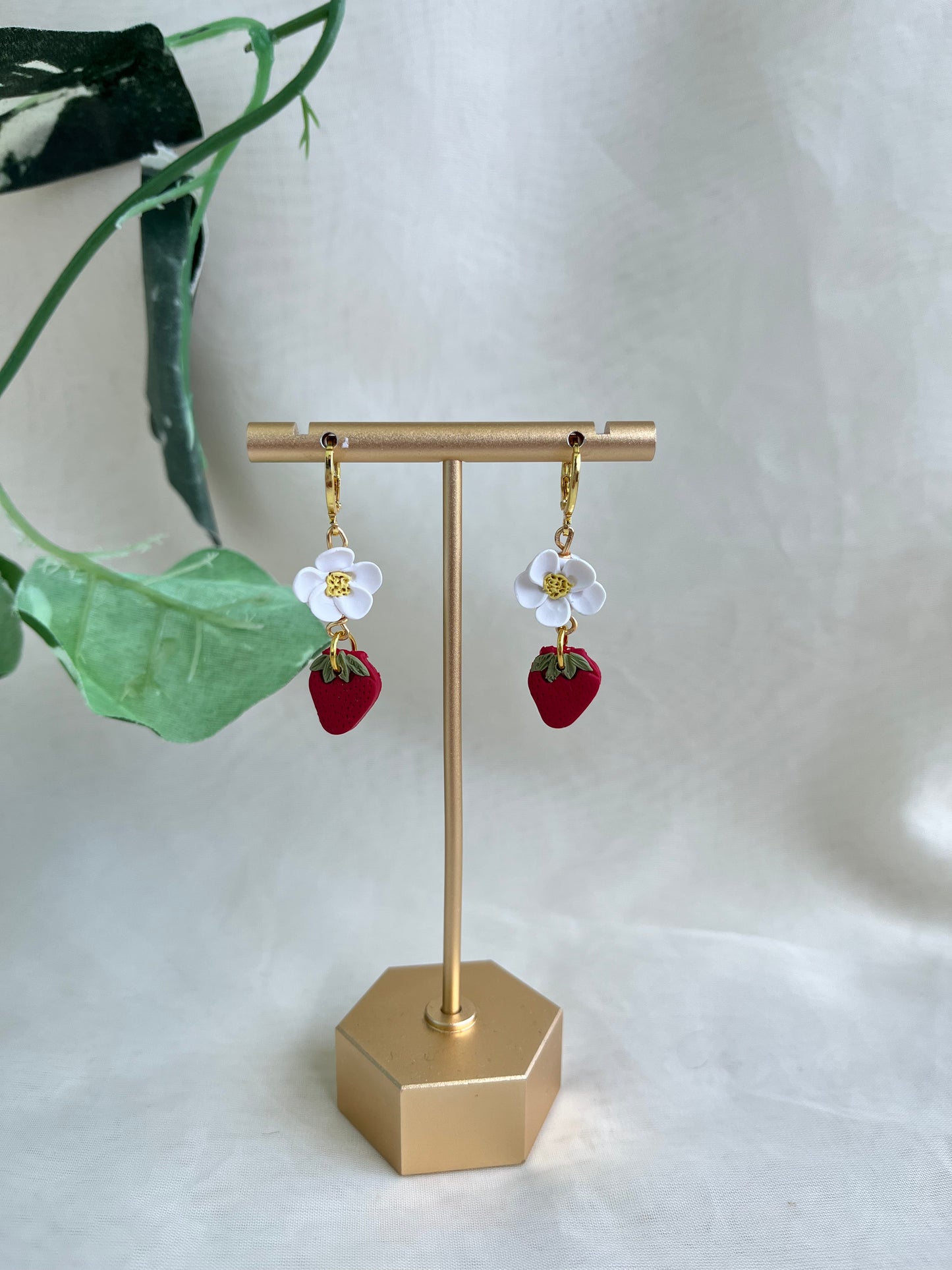 strawberry earrings