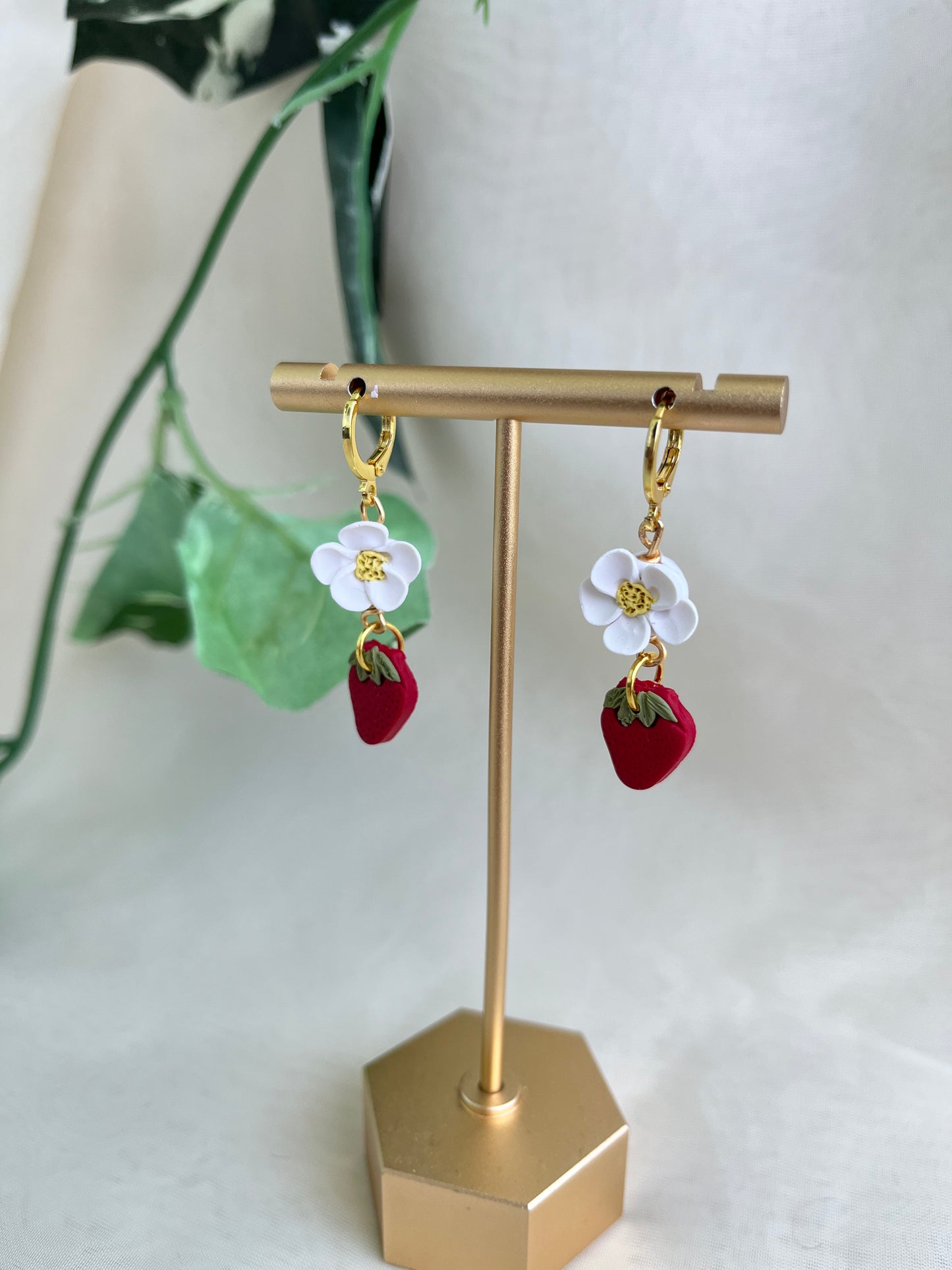 strawberry earrings