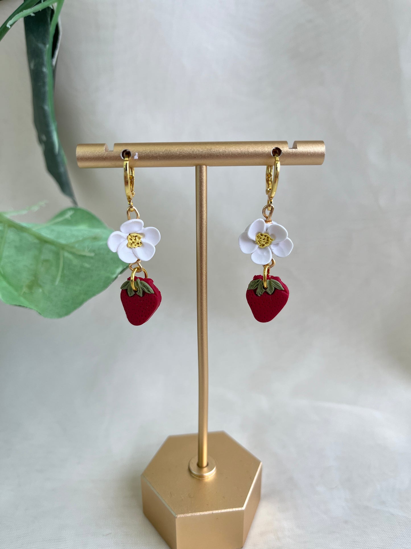 strawberry earrings